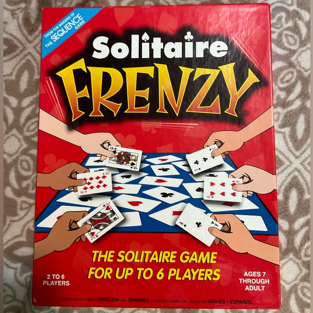Solitaire Frenzy Card Game - Red